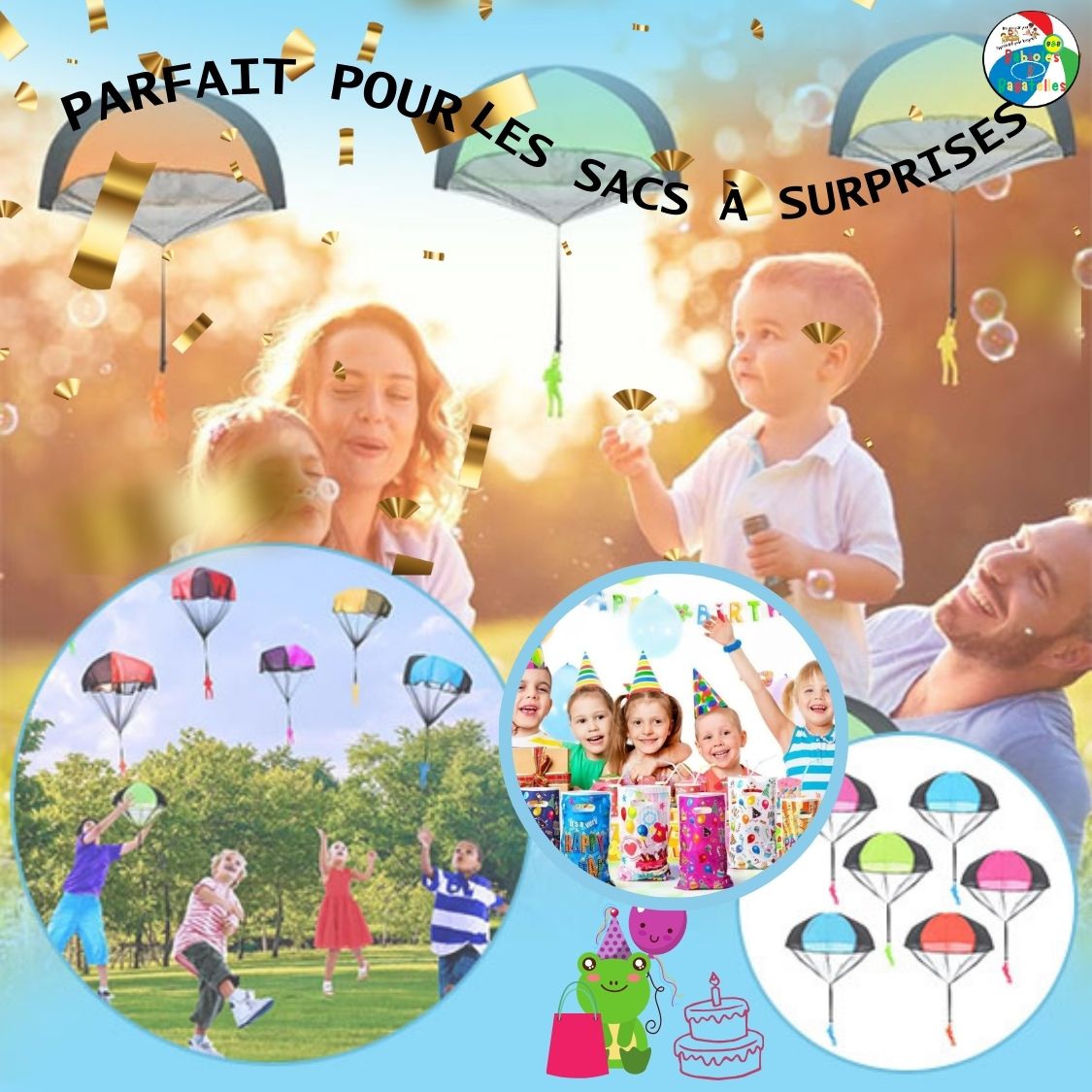 jouets Parachutes🪂à lancer | PARACHUTISTE DE L'AIR™