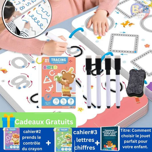 Cahier d'apprentissage des TRACÉS de base| MES PETITES MAINS™