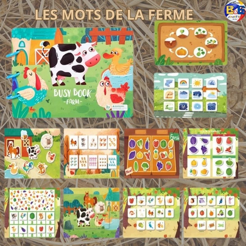 LIVRE D'ACTIVITÉS ENFANT, Quiet Book👶🏼| Mes petits mystères™