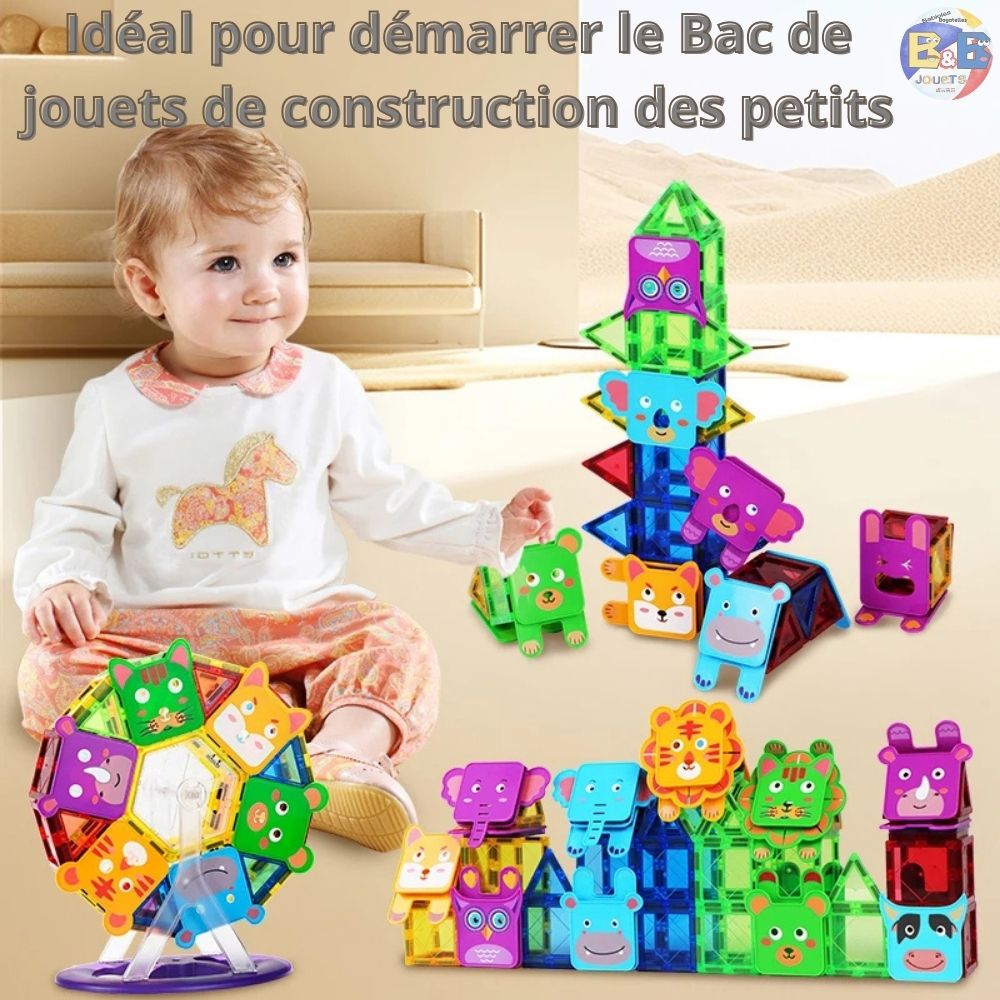 Jeu de construction BLOCS MAGNETS™  | ZOOMAGNET™