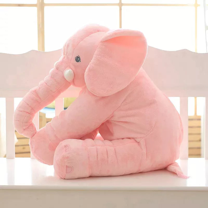 Peluche éléphant rose