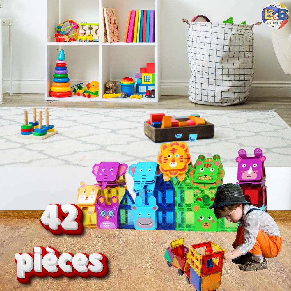 Jeu de construction BLOCS MAGNETS™  | ZOOMAGNET™