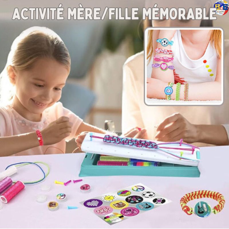 🤶🏻Bijoux enfant🧒🏽, Bracelets stylés (6 ans et +)| Kit de tressage UNIK™