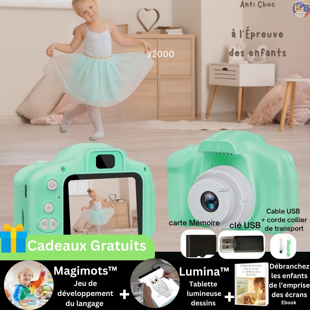 🤶🏻appareil photo enfant Antichoc🎥 | Camera-Kids™