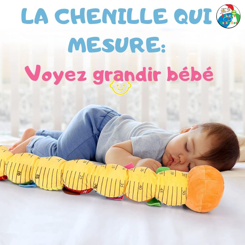 Poupée coussin musical👶🏼 jouet sensoriel éducatif| Bibi™ la chenille musicale