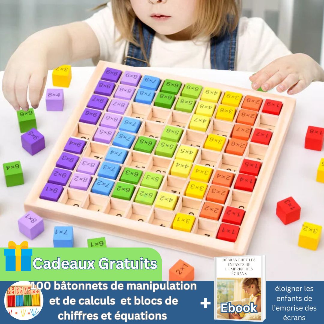 Jouets de Bois, alliés des devoirs à la maison | 🧮les 3 compteurs™