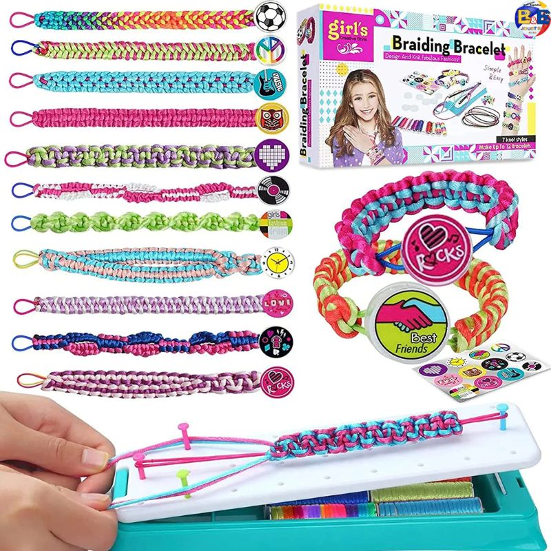 🤶🏻Bijoux enfant🧒🏽, Bracelets stylés (6 ans et +)| Kit de tressage UNIK™