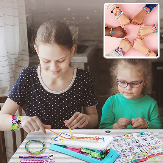 🤶🏻Bijoux enfant🧒🏽, Bracelets stylés (6 ans et +)| Kit de tressage UNIK™