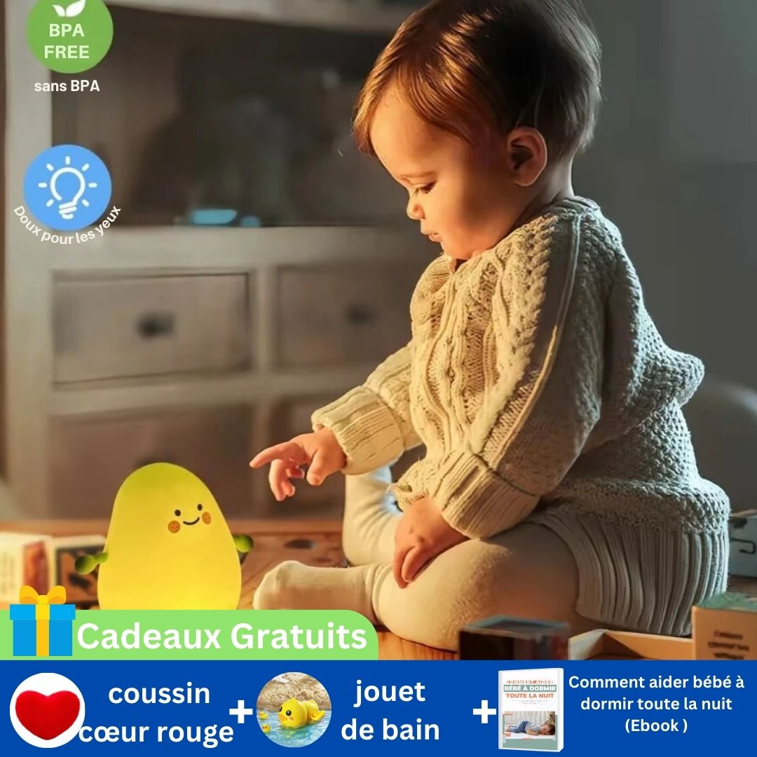 VEILLEUSE BÉBÉ pour chambre d'enfant | Mlle Poire™