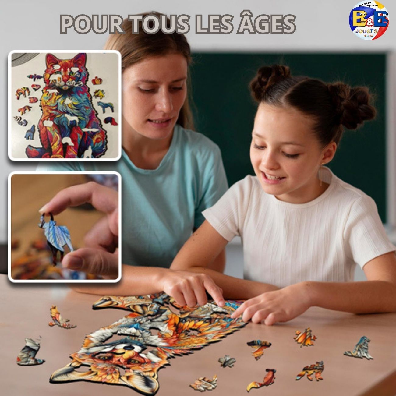 PUZZLE EN BOIS , boutique de jouets, jeux jouets, cadeaux