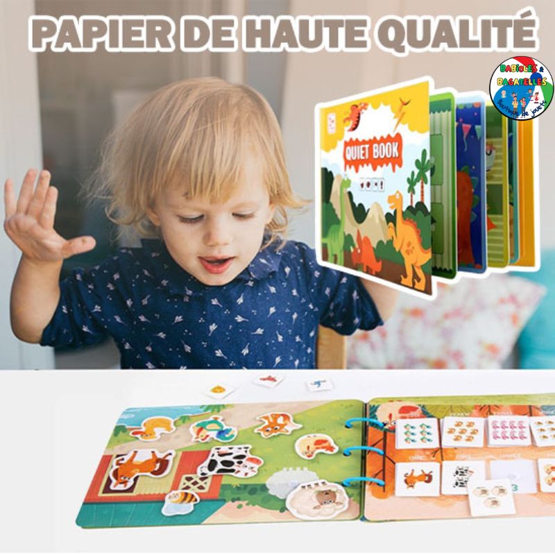 LIVRE D'ACTIVITÉS ENFANT, Quiet Book👶🏼| Mes petits mystères™