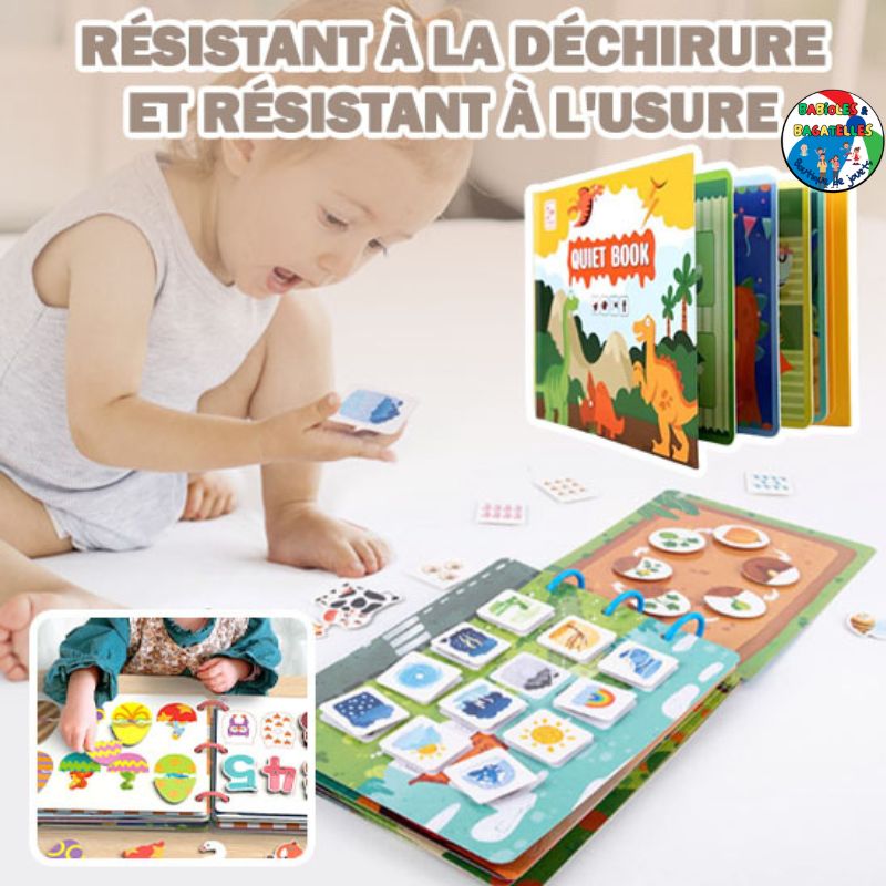 LIVRE D'ACTIVITÉS ENFANT, Quiet Book👶🏼| Mes petits mystères™