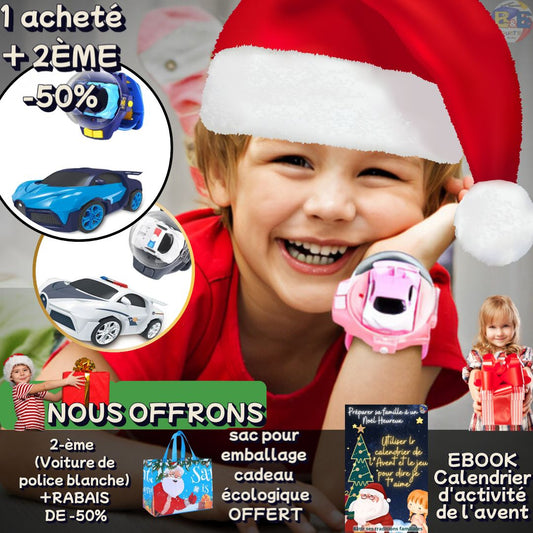 voiture-telecommandee-bleue-pour-enfant-montre-telecommande